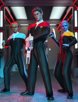 dForce Galactic Voyager Outfit Add-On