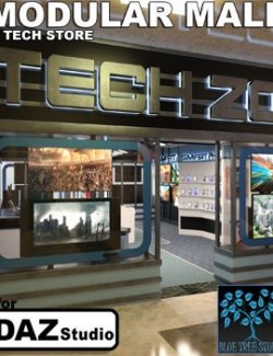 Modular Mall 7: Tech Store for Daz