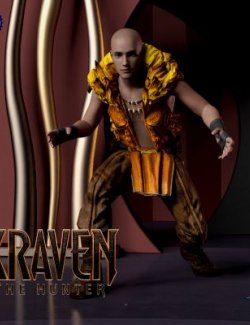 Kraven The Hunter Comic Outfit for G8M