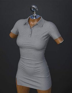 dForce SU Shirt Dress for Genesis 9, 8.1, and 8 Female