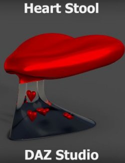 Heart Stool for DAZ