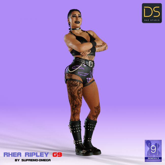 Rhea Ripley 2K23 for G8 Female - Daz Content by supremoomega