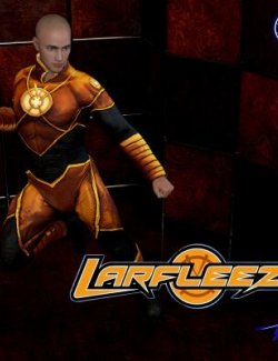 Larfleeze Outfit for Genesis 8 Male