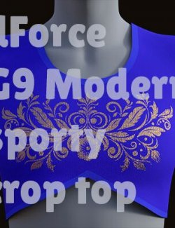 dForce G9 Modern Sporty Crop Top