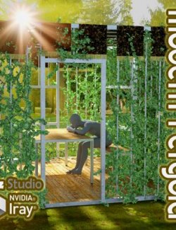 Modern Pergola for DAZ3D