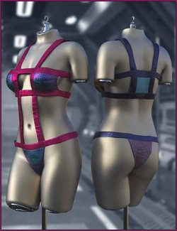 Drax Swimsuit for Genesis 9 and 8.1 Female