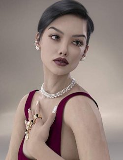 Modern Pearls Jewelry for Genesis 9