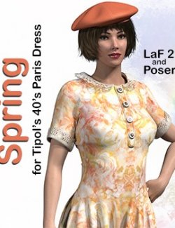 Spring Add-On for 40's Paris Dress for La Femme 2