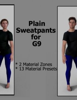 Plain Sweatpants 01 for G9