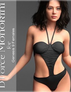 D-Force Monokini for Genesis 9 Females