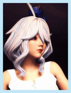 dForce Cosplay Style Jellyfish Hair and Hat for Genesis 9 and 8 Female