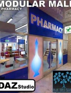 Modular Mall09: Pharmacy for Daz