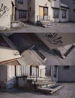 Abandoned Suburb House
