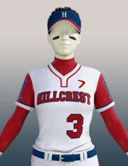 Softball Outfit for Genesis 8 F & Genesis 9