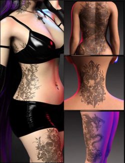 Twizted Tattoos Vol. 1 for Genesis 9