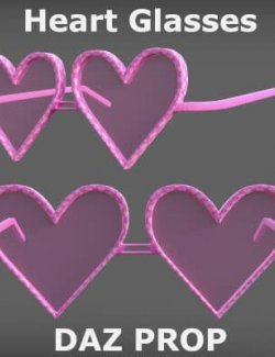 Heart Glasses for DAZ