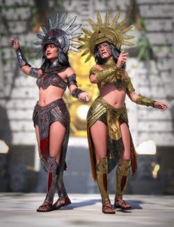 dForce Sun Queen Outfit Texture Add-On