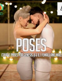 Couple Poses for Genesis 8 & 8.1 Female and Male