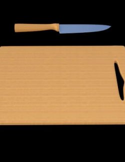 Slicing Knife and Cutting Board