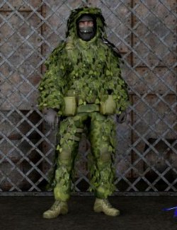 Lyko3D Camo Grass Suit V1 Outfit for G8M