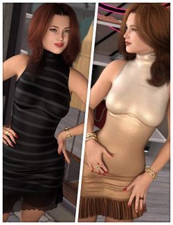 Impartial Textures for Candid Slim Dress