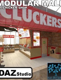 Modular Mall12: Chicken Shop for Daz