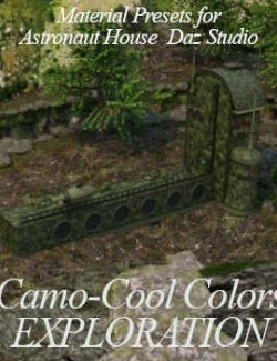Camo-Cool EXPLORATION Styles for Astronaut House in Daz Studio