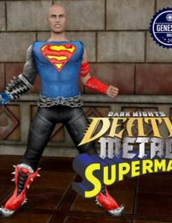 Superman Death Metal Outfit for G8M