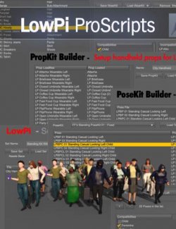 ProScripts For LM LowPi Lowpoly Figure Crowd Generation
