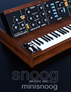 SNOOG minisnoog synthesizer for Daz Studio