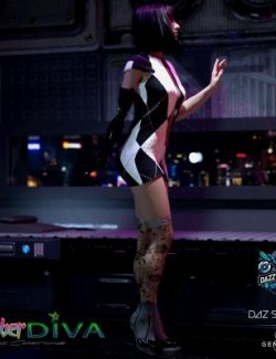 Cyber Diva: Demi Costume for Genesis 8 Female
