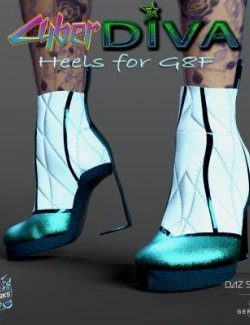 Cyber Diva Heels for Genesis 8 Female