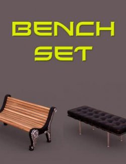 Bench Set For Daz Studio