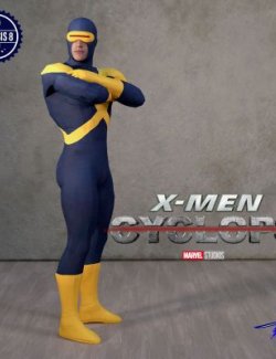 Cyclops X-Force Outfit for Genesis 8 Male