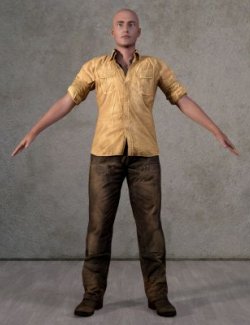 Lyko3D Casual Clothes 513 Outfit for Genesis 8 Male