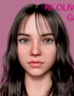 Kk Olivia Character for Genesis 8,8.1 Female