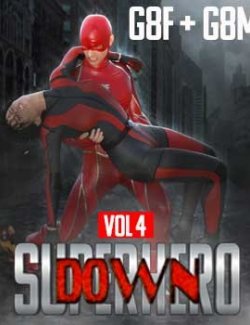 SuperHero Down for G8F and G8M Volume 4