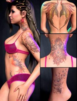 Twizted Tattoos Vol. 2 for Genesis 9