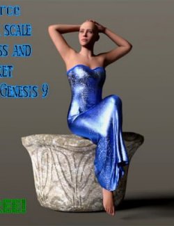 dForce Fish Scale Dress and Jacket for G9