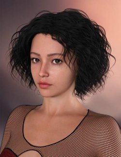 Caera Hair for Genesis 9 and Genesis 8 Male and Female