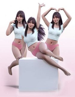 LA Cute Poses for Genesis 9 and 8 Female