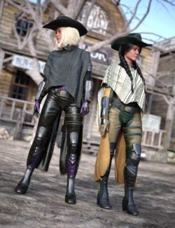 dForce Stellar Cowgirl Outfit Texture Add-On