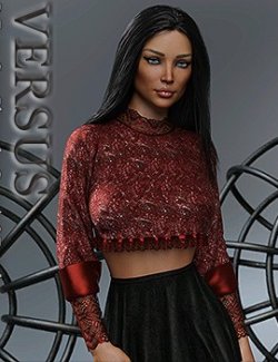 VERSUS- D-Force Crop Blouse for Genesis 8 Females