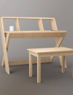A3S Reading Table and Stool