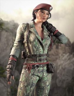 Militar Girl HD Outfit Textures