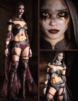 CB Samara HD Character, dForce Clothing Set and Texture Expansion For Genesis 9