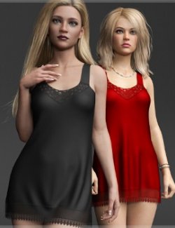 D-Force Chemise for Genesis 8 Females