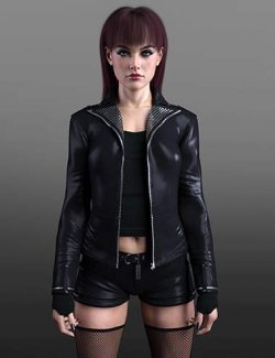 X-Fashion Punk Leather Outfit Genesis 9