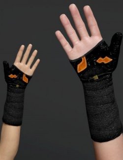 Lyko3D Seriel Killer Gloves V1 for Genesis 8 M and F