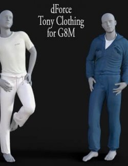 dForce Tony Clothes for Genesis 8 Male